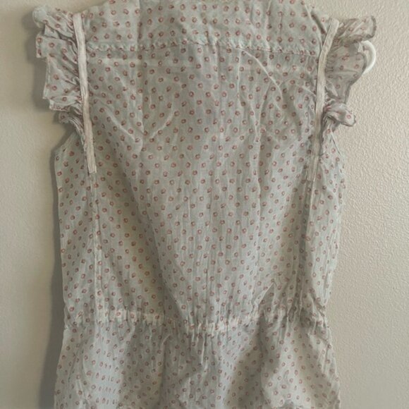 Johnny Was Yellowfields Top w/Flower button detail Vintage size small - Picture 5 of 5